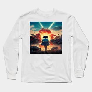 Girl in a Lost World of War Long Sleeve T-Shirt